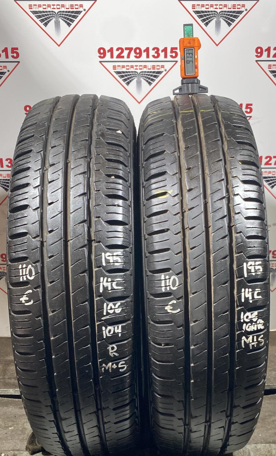 HANKOOK VANTRA USADO M+S 195/80 R14C 104/106 R